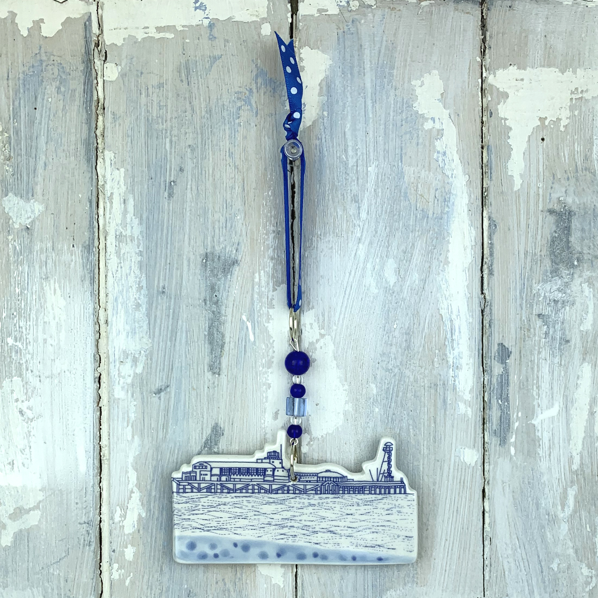 Bournemouth Pier — handmade ceramic decoration