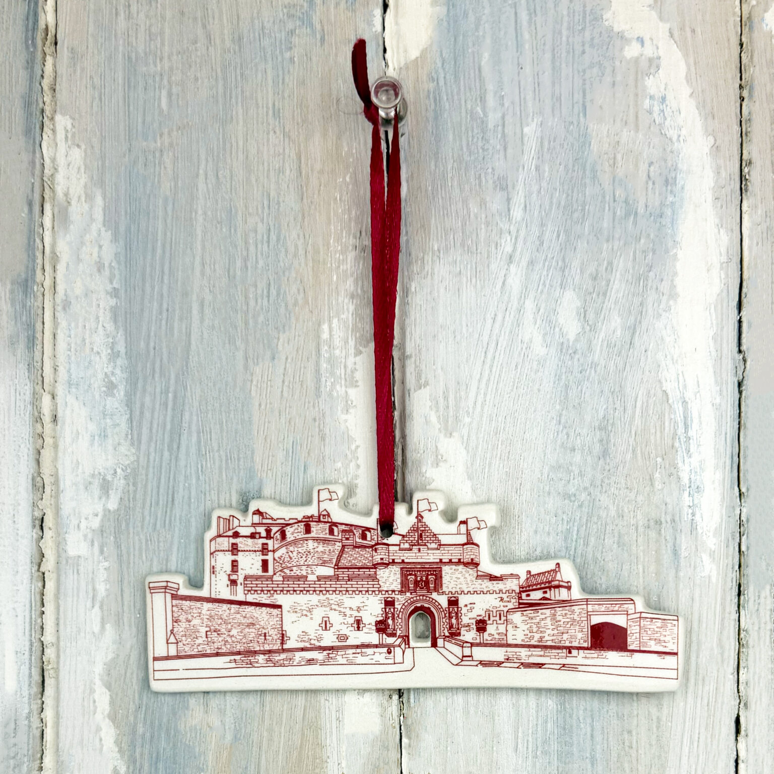 Edinburgh Castle — handmade ceramic decoration