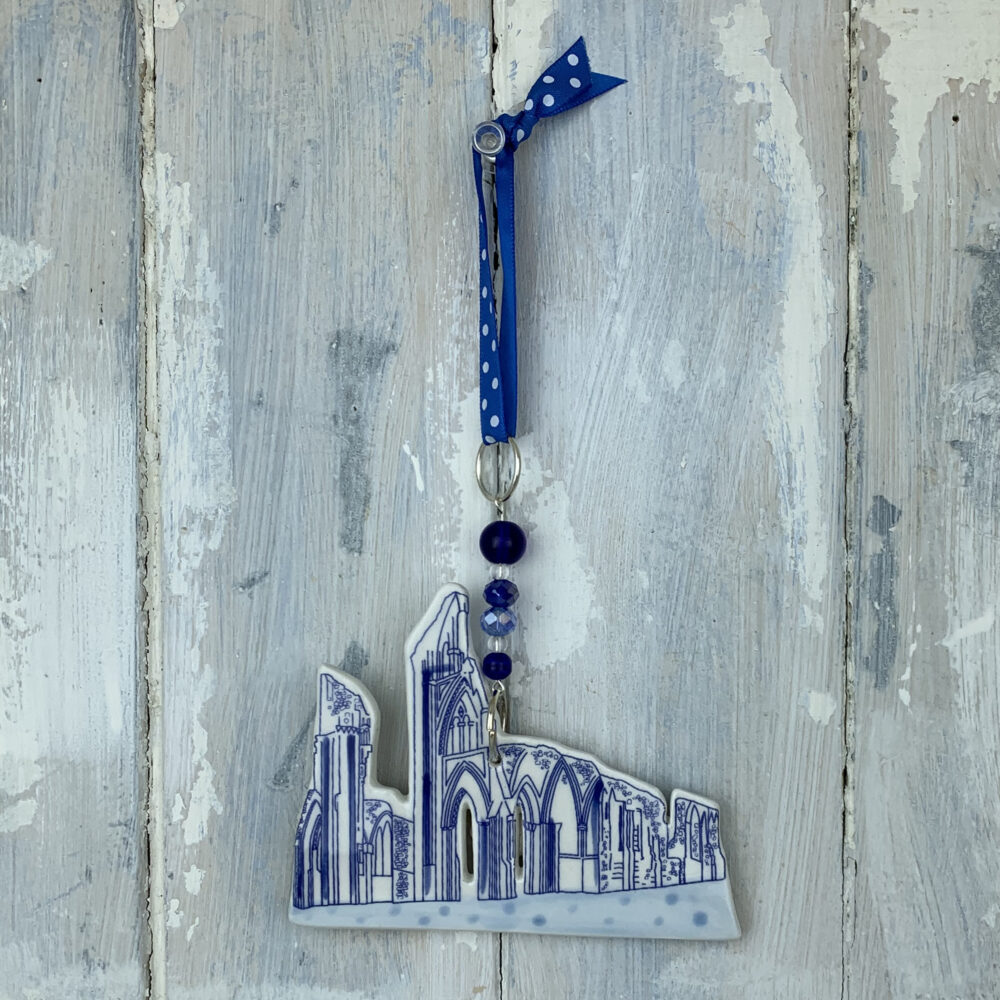 Glastonbury Abbey — handmade ceramic decoration