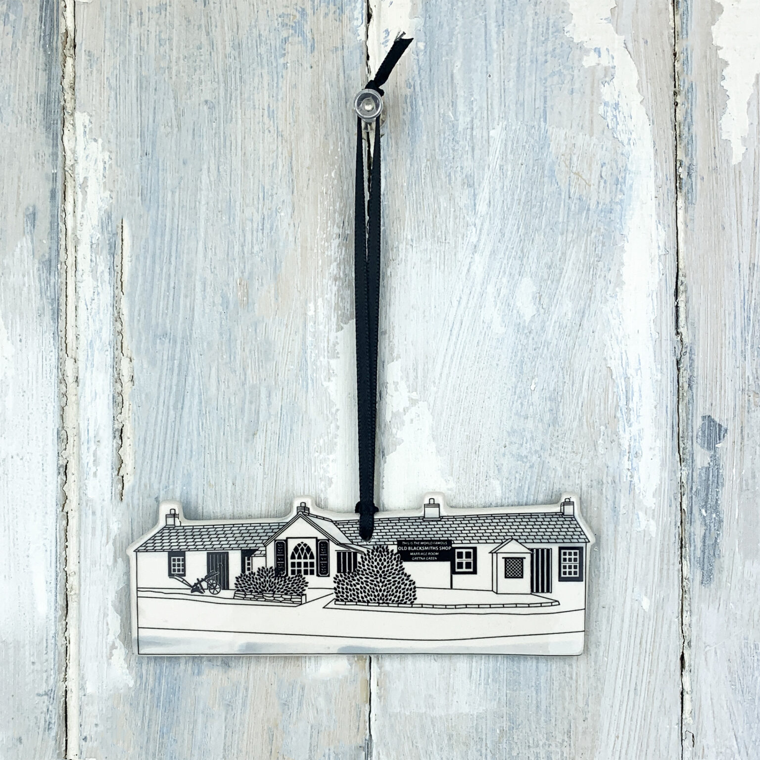 Gretna Green Blacksmiths Shop — handmade ceramic decoration