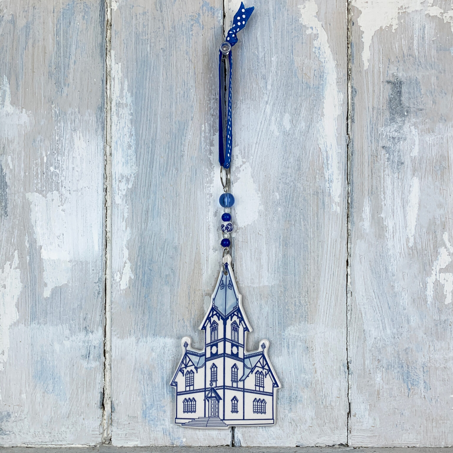 Husavikurkirkja, Iceland — handmade ceramic decoration