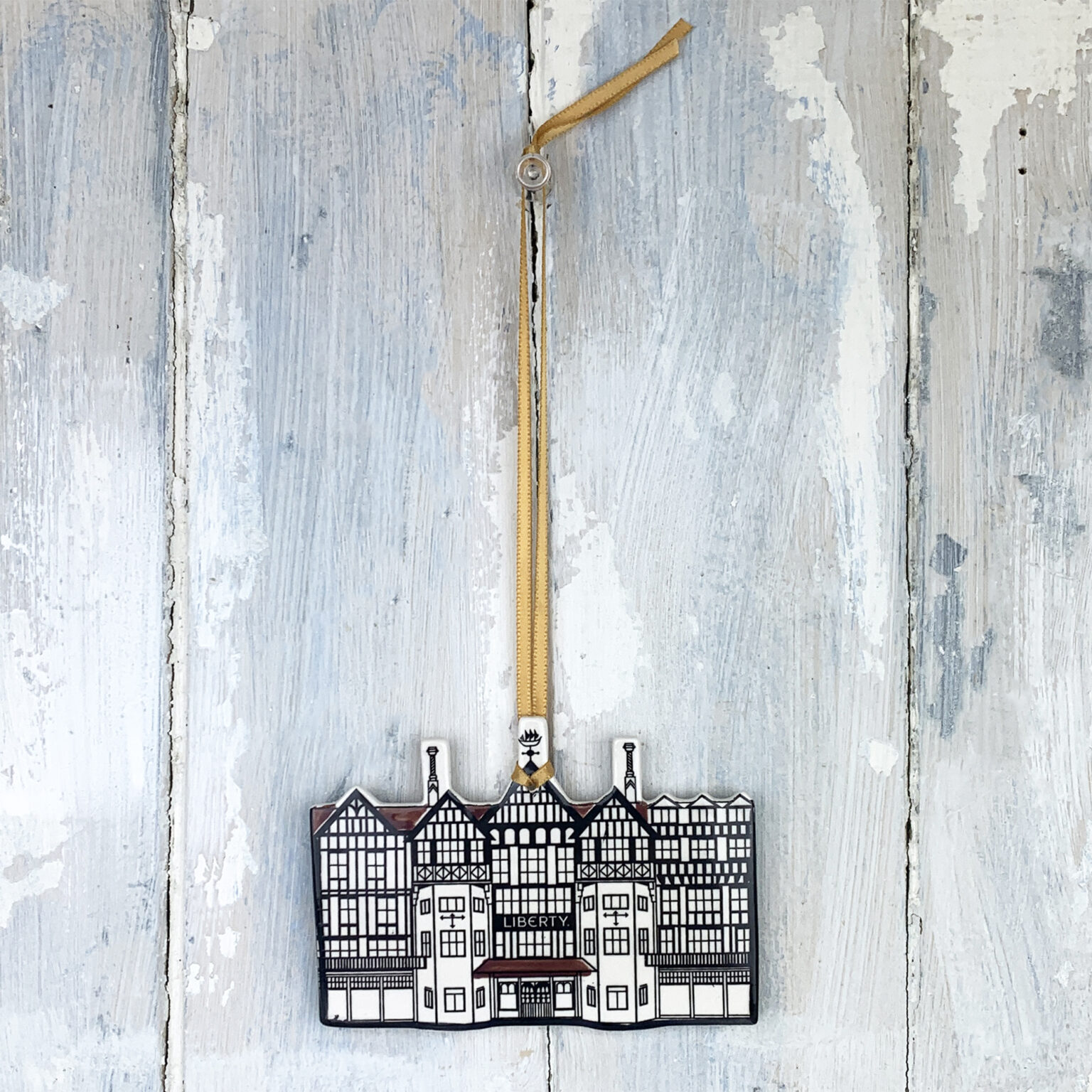 Liberty Building — handmade ceramic decoration
