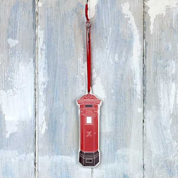London Post Box — handmade ceramic decoration