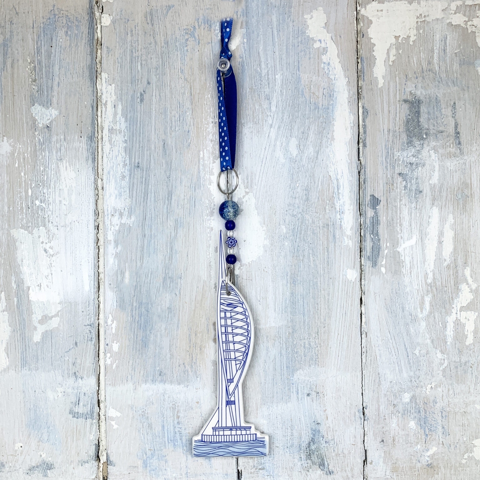 Portsmouth Spinnaker Tower — handmade ceramic decoration