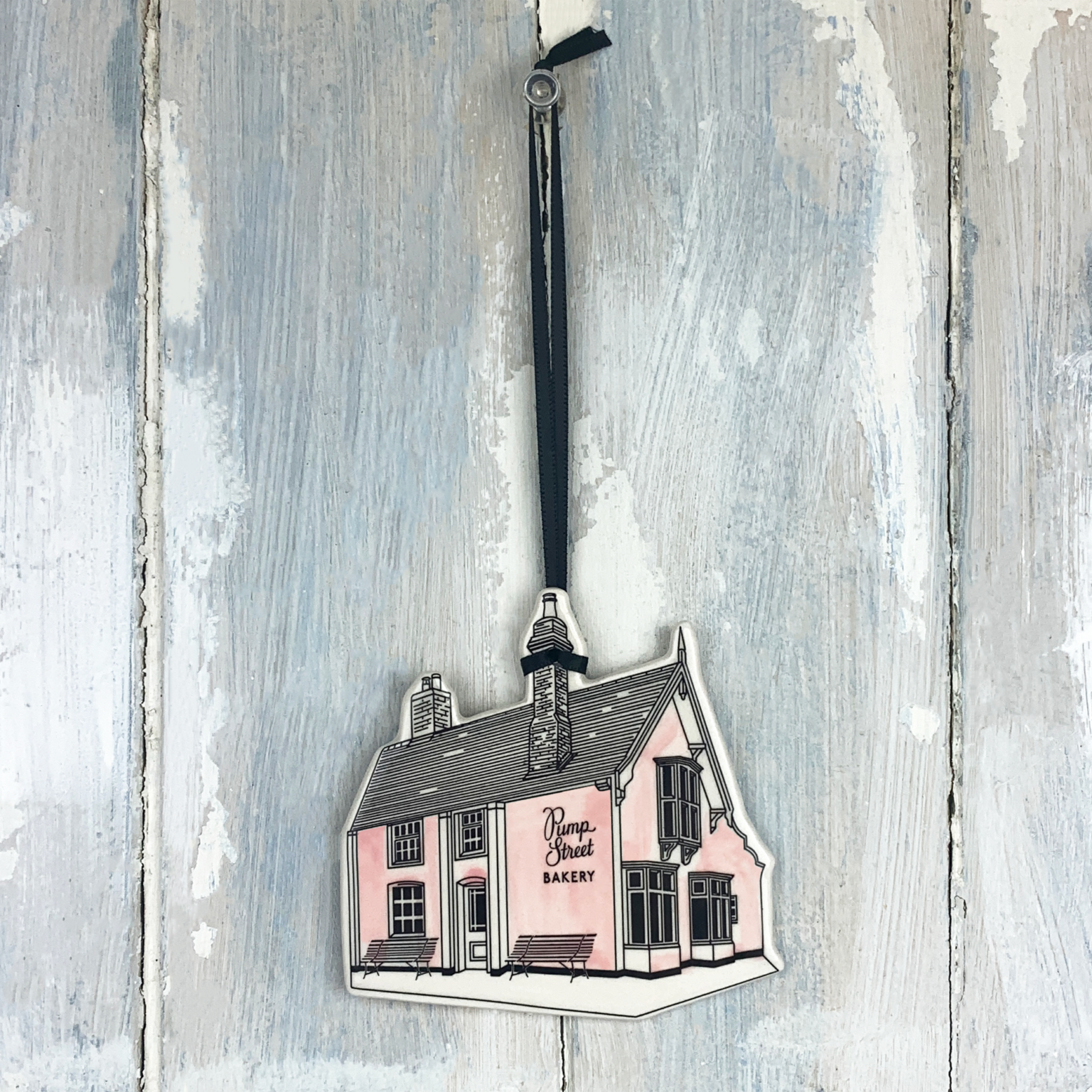 Pump Street Chocolate — handmade ceramic decoration