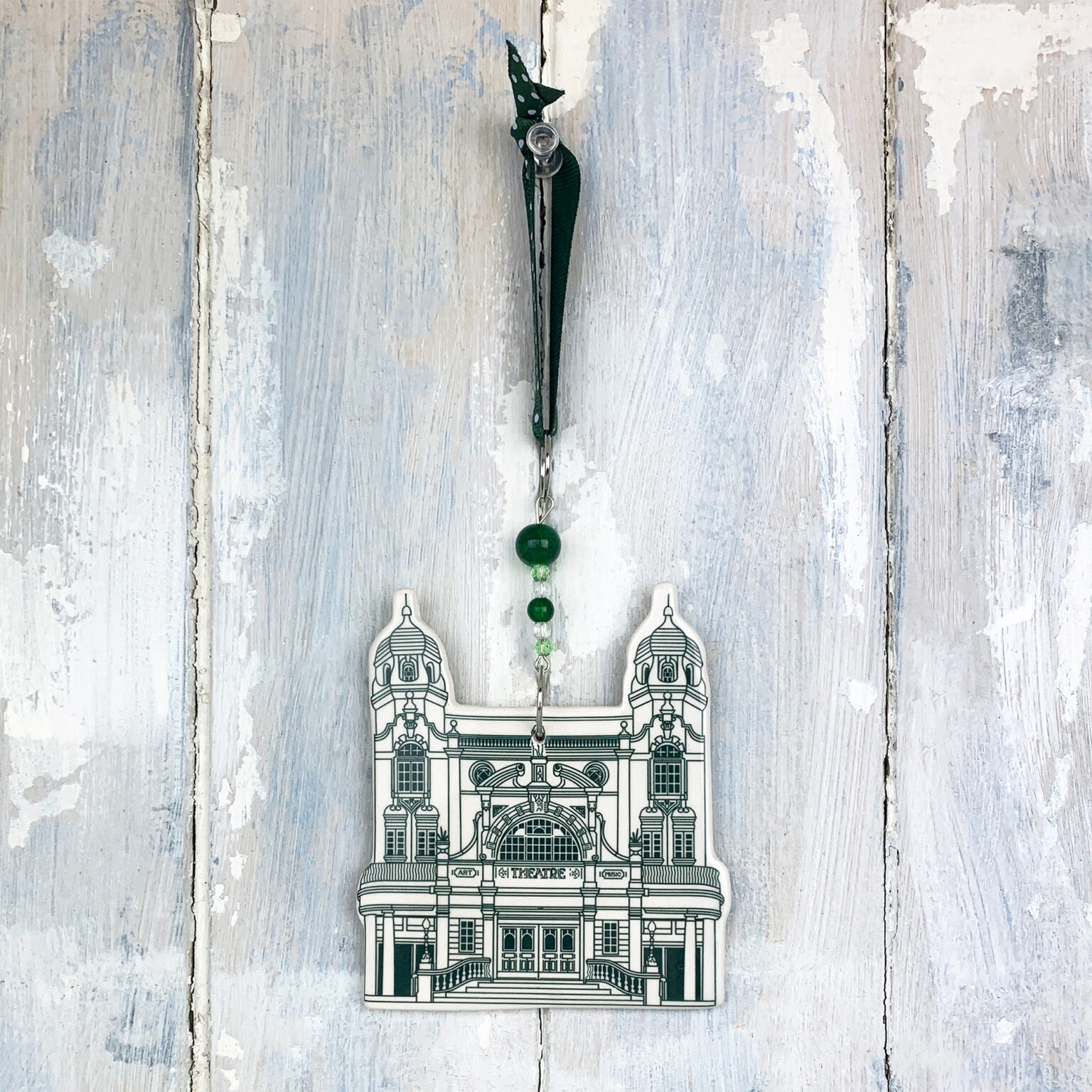 Richmond Theatre — handmade ceramic decoration