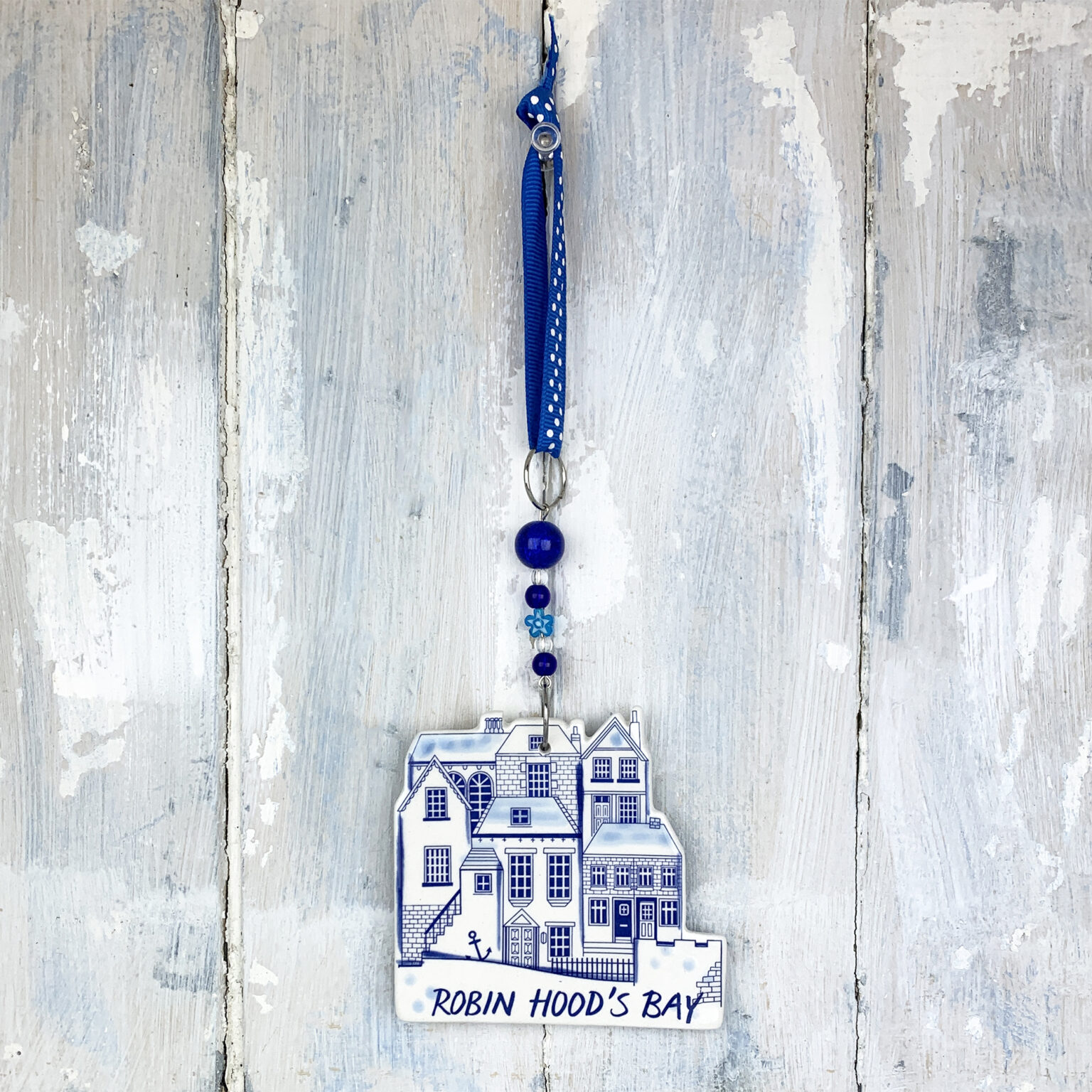 Robin Hood's Bay — handmade ceramic decoration