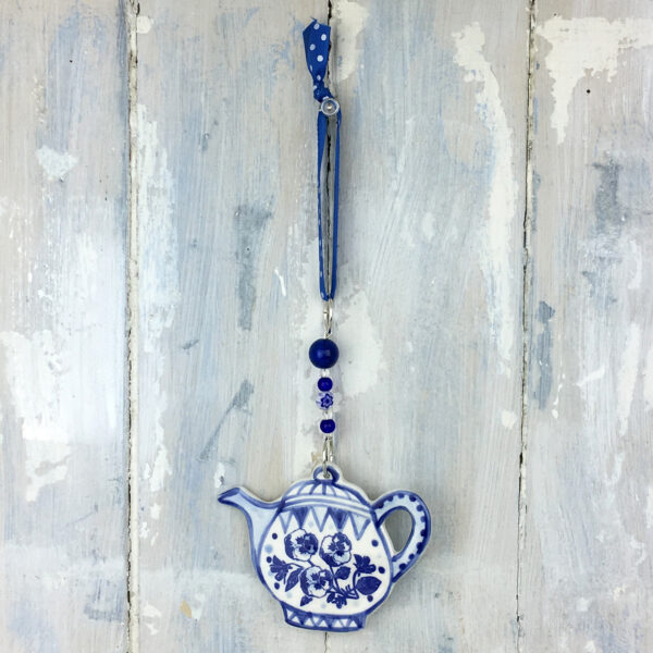 Shaw House Teapot — handmade ceramic decoration