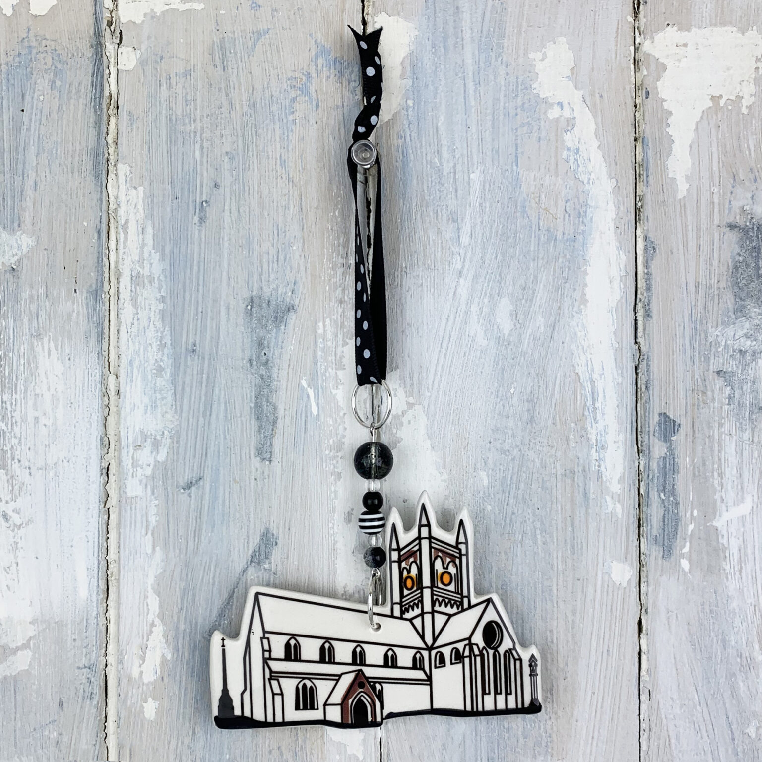 St Mary's Church, Hitchin — handmade ceramic decoration